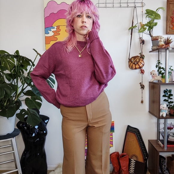 Vintage 70s Flare Trousers - Picture 6 of 10